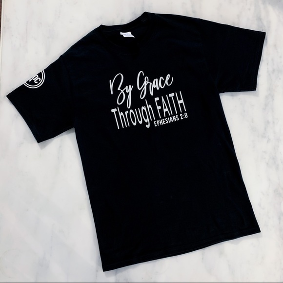 By Grace Through Faith Christian T-Shirt - Picture 7 of 9